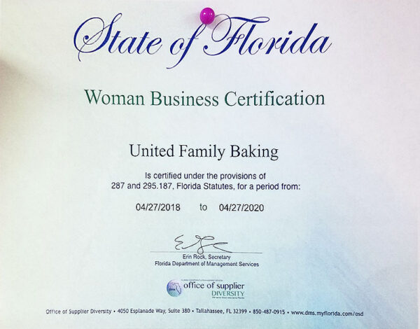 Woman Business Certification Nino #39 s Bakery Cafe
