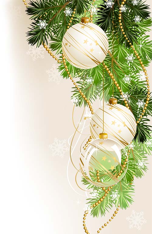 Holiday background, right